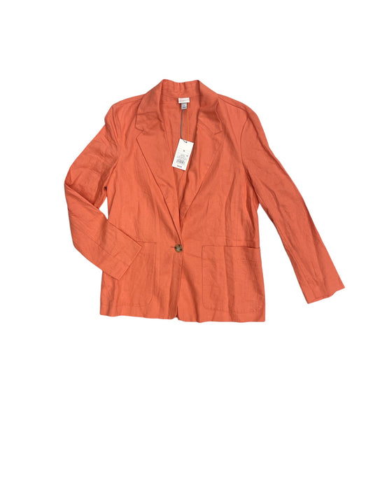 Blazer By A New Day In Orange, Size: M