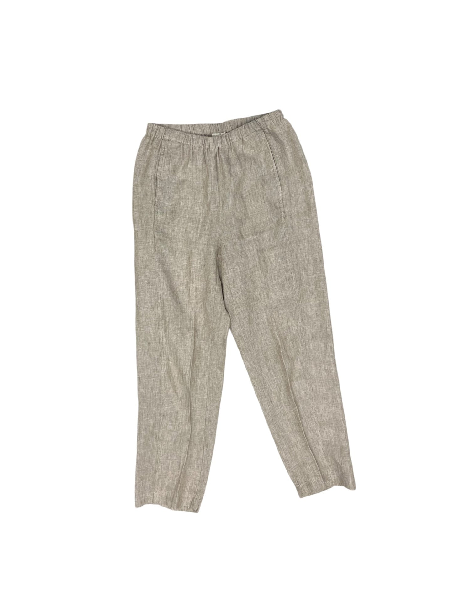 Pants Linen By Eileen Fisher In Tan, Size: Xxs