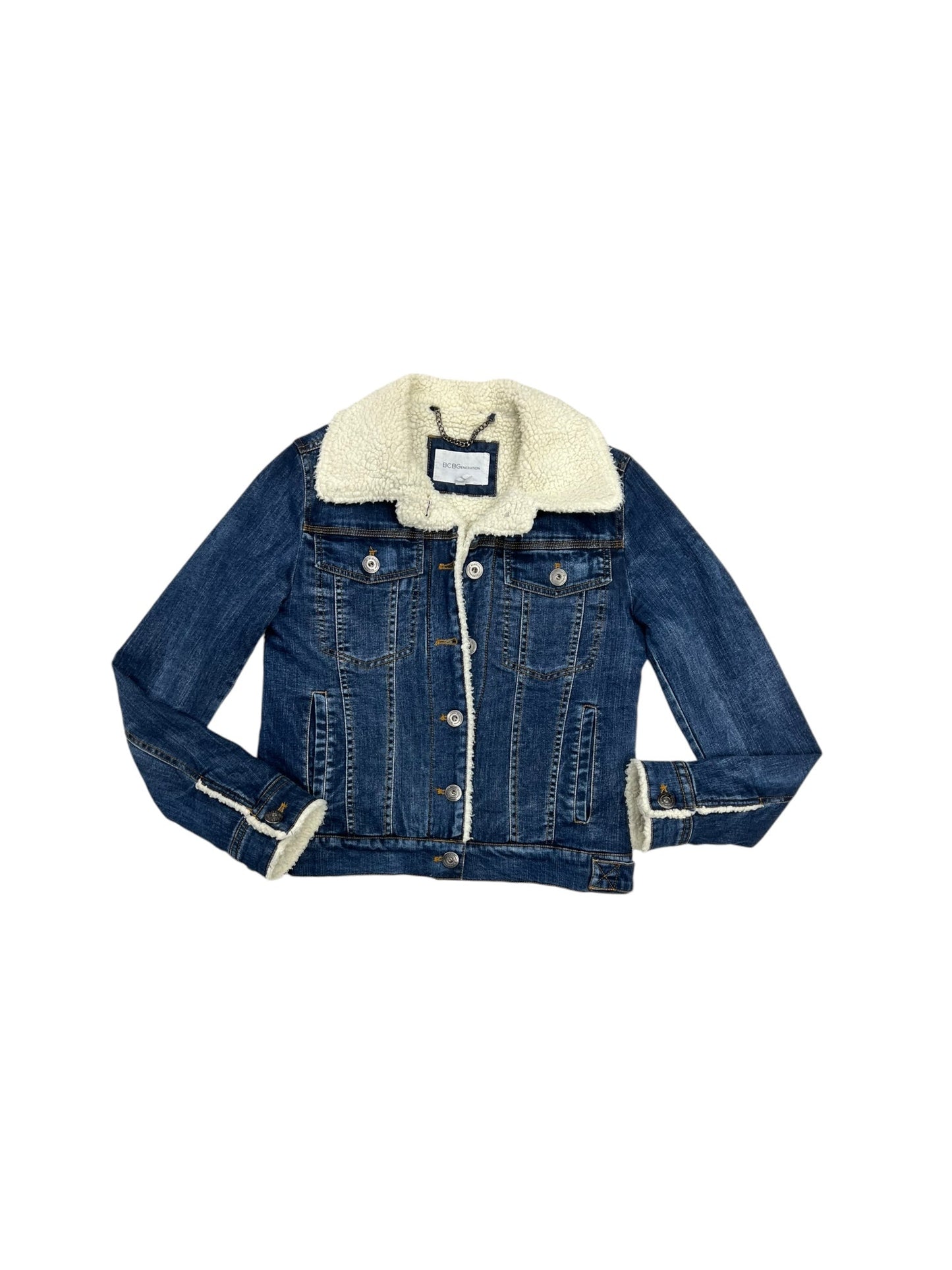 Jacket Denim By Bcbgeneration In Blue Denim, Size: Xs