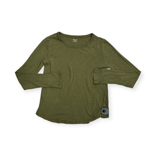 Top Long Sleeve Basic By Madewell In Green, Size: S