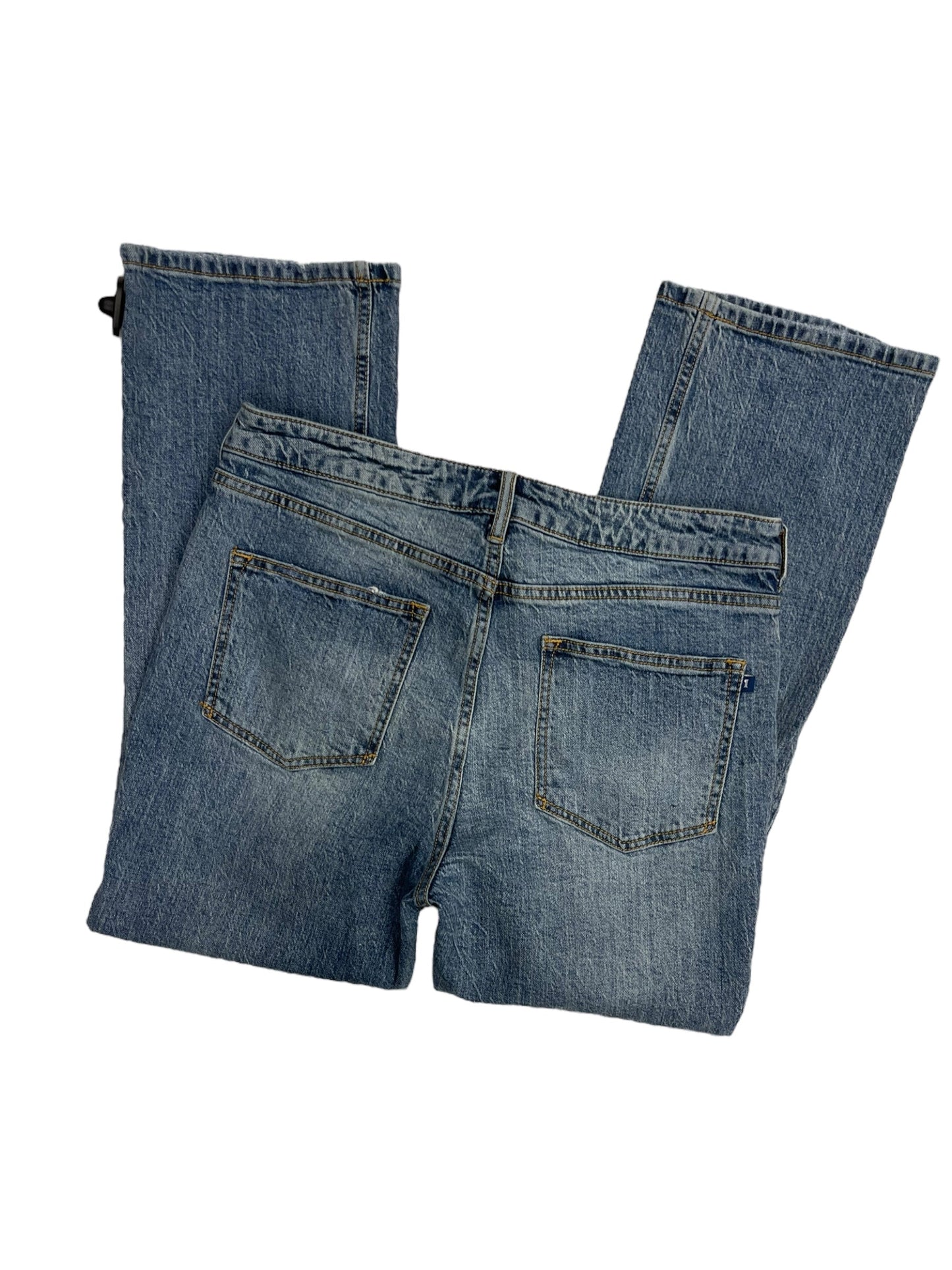 Jeans Straight By Pilcro In Blue Denim, Size: 12