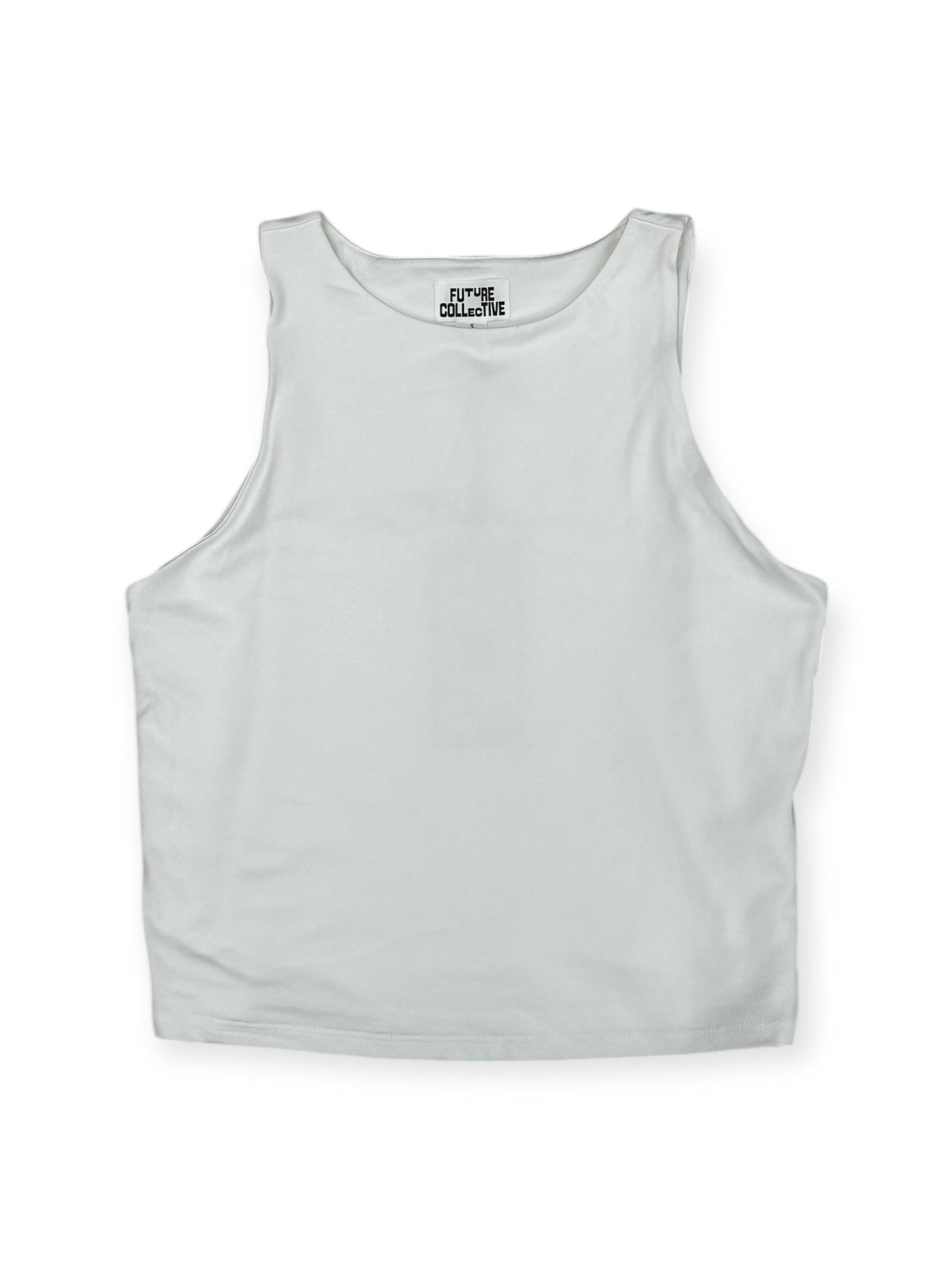 Top Sleeveless Basic By Clothes Mentor In White, Size: S