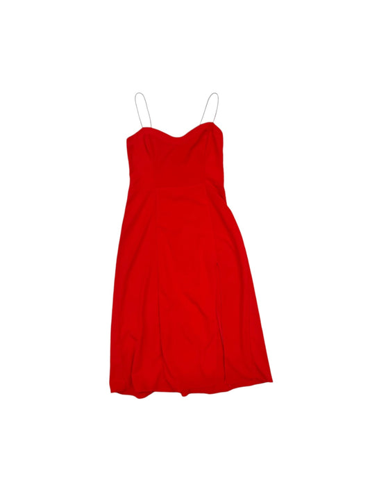 Dress Casual Midi By Abercrombie And Fitch In Red, Size: M