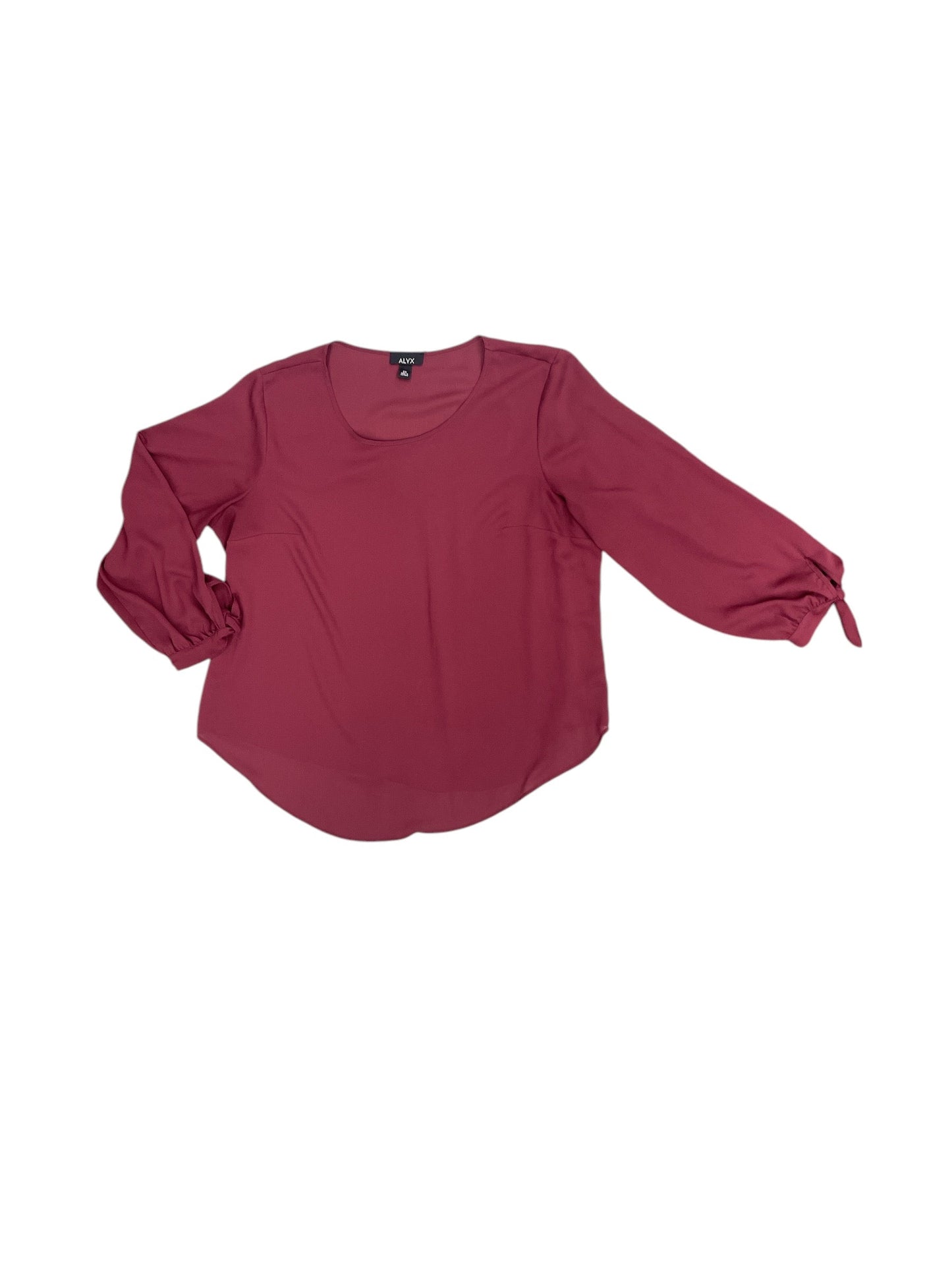 Top Long Sleeve By Alyx In Red, Size: 2x