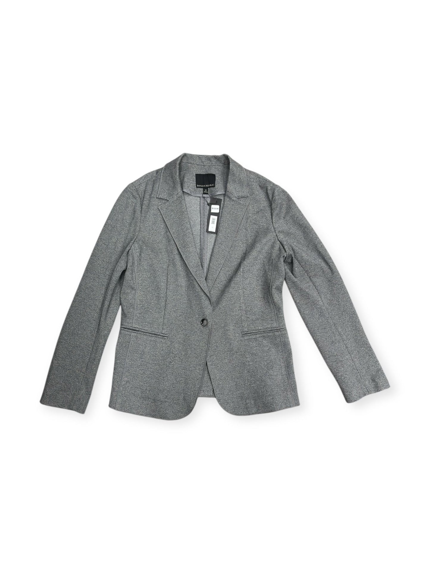 Blazer By Banana Republic In Grey, Size: 12