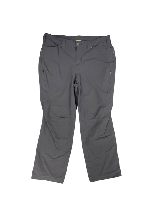 Athletic Pants By Duluth Trading In Grey, Size: 16