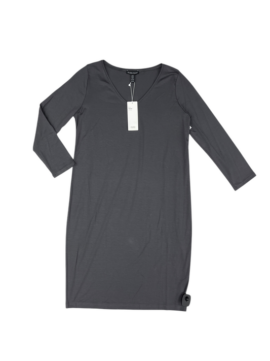 Dress Casual Midi By Eileen Fisher In Grey, Size: Xs