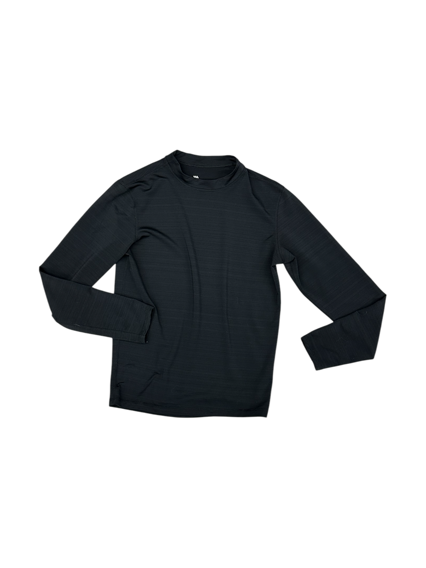 Athletic Top Long Sleeve Crewneck By All In Motion In Black, Size: M