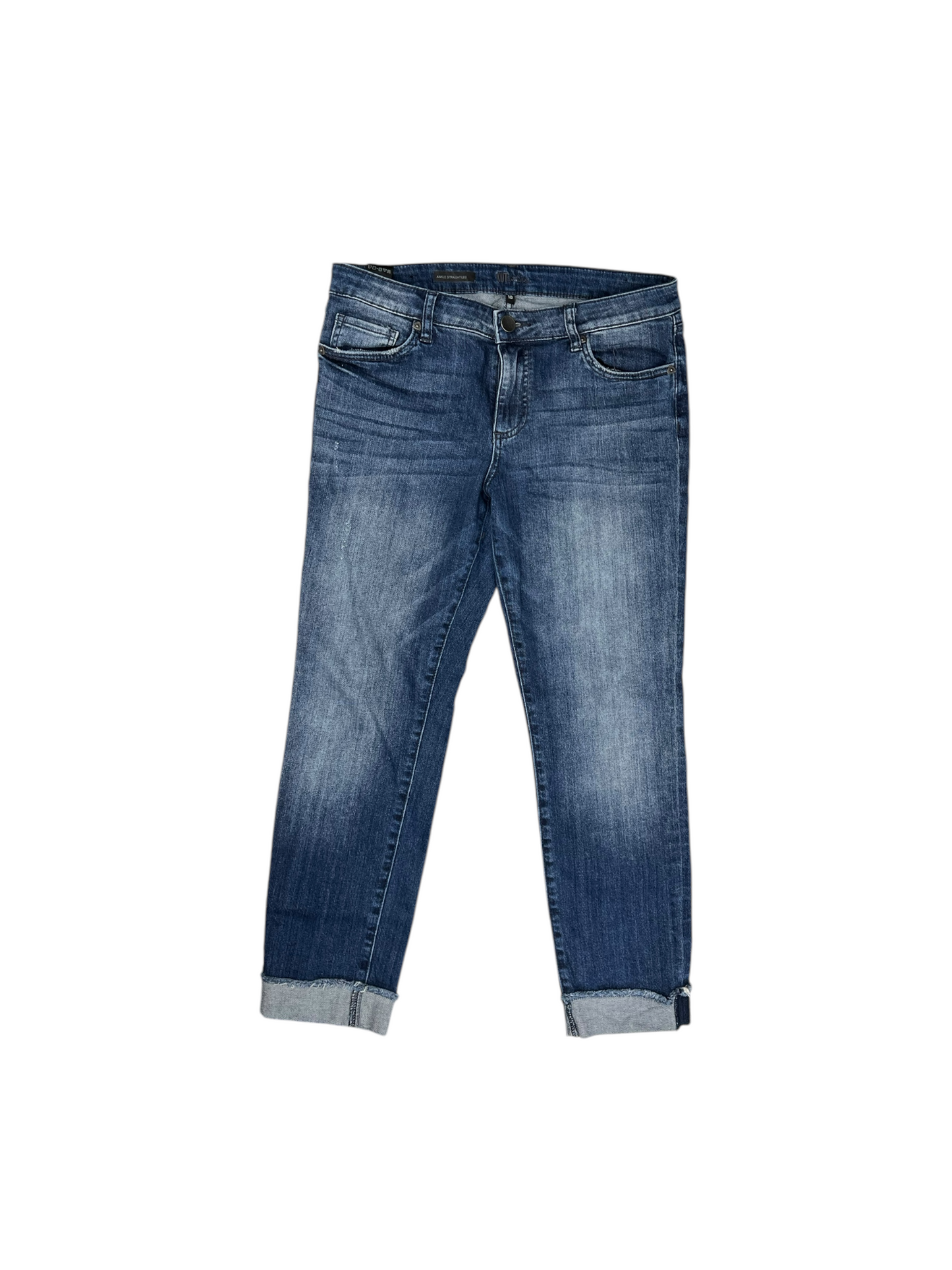 Jeans Straight By Kut In Blue, Size: 10