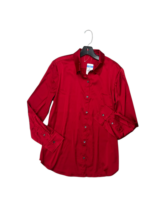 Top Long Sleeve By J Mclaughlin In Red, Size: L