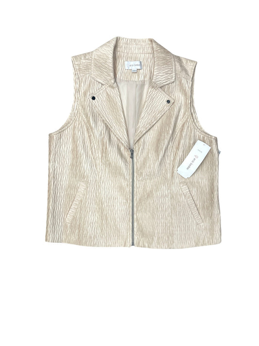 Vest Other By Erin London In Cream, Size: Xl