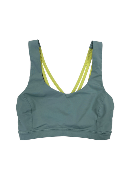 Athletic Bra By Lululemon In Green, Size: 4