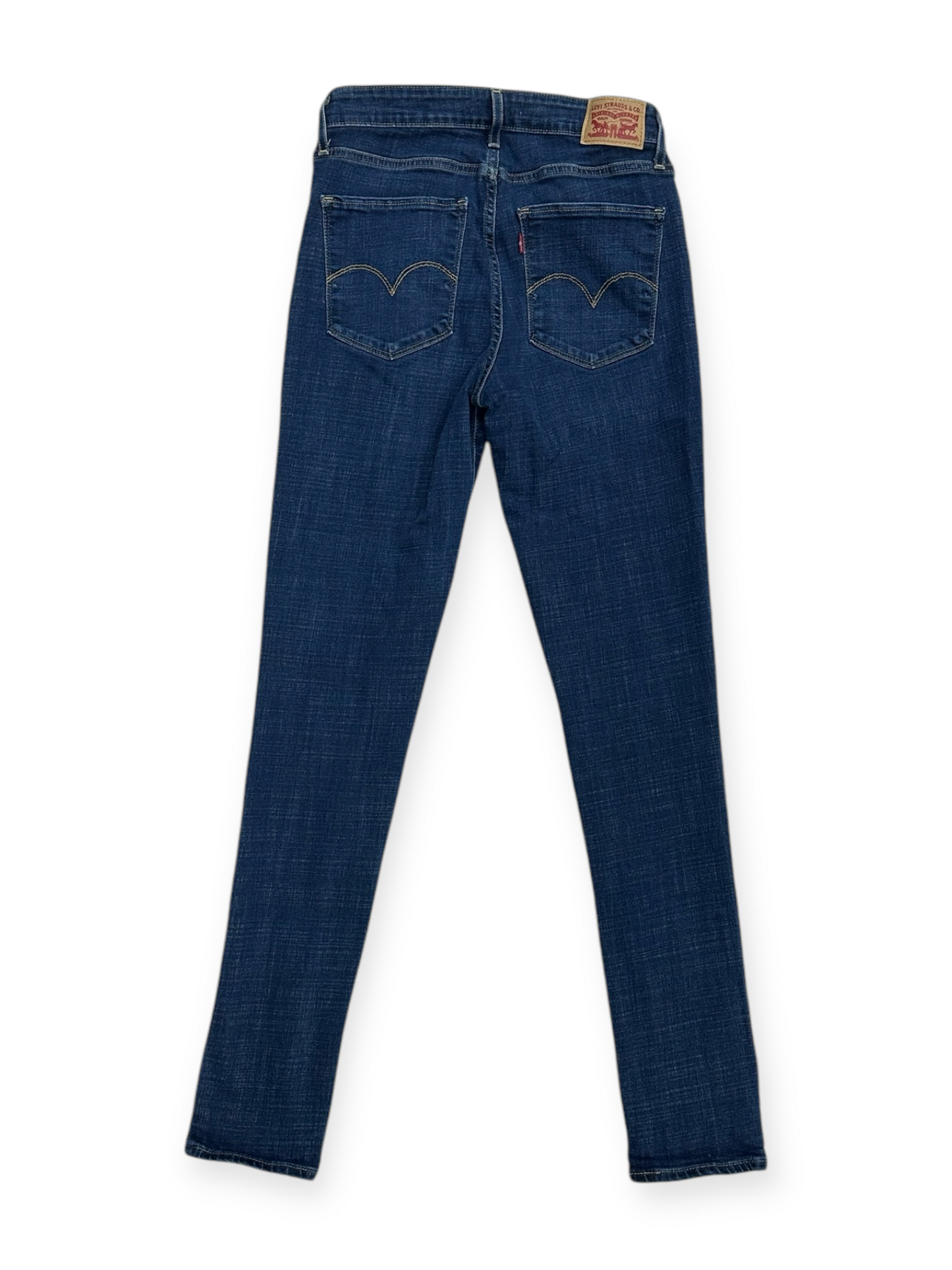 Jeans Skinny By Levis In Blue Denim, Size: 10