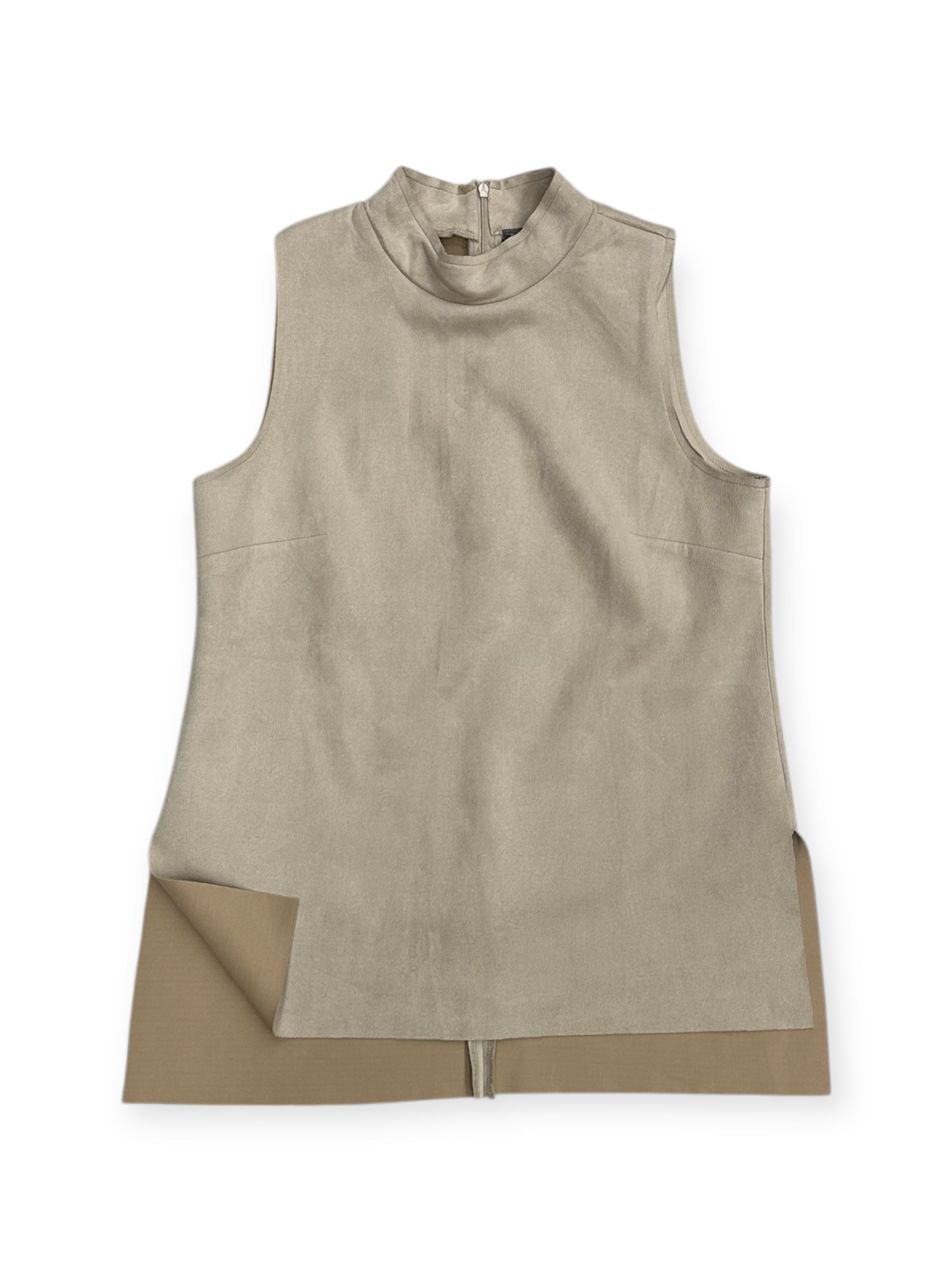 Top Sleeveless By Vince Camuto In Tan, Size: S