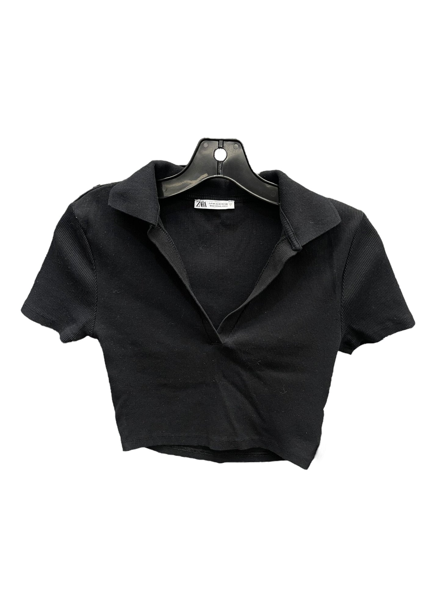 Top Short Sleeve Basic By Zara  Size: M