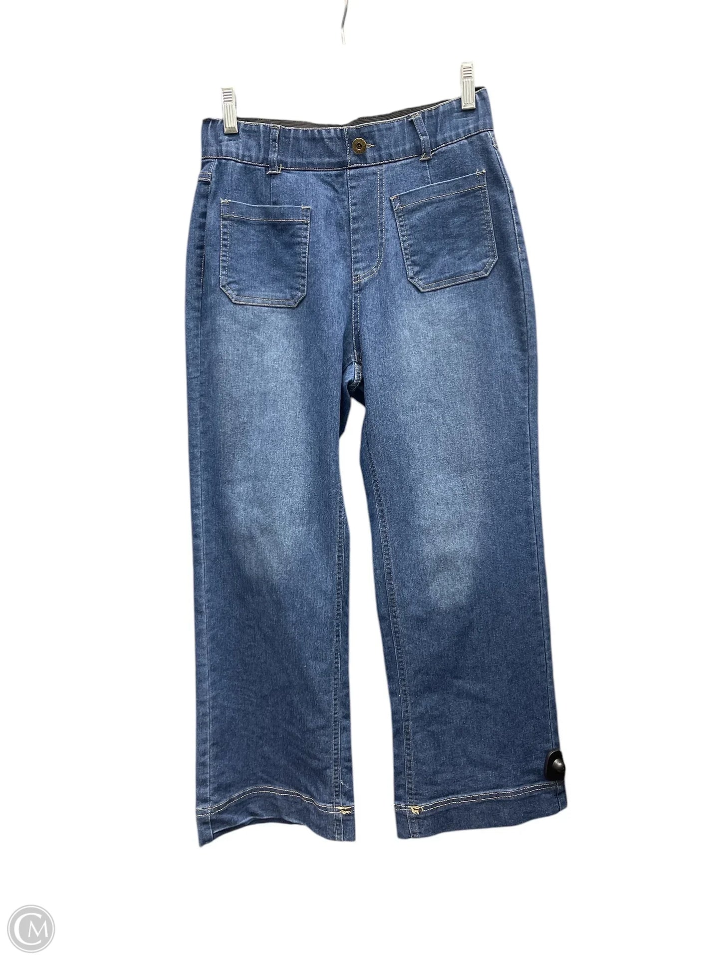 Jeans Flared By Fashion In Blue Denim, Size: Xs