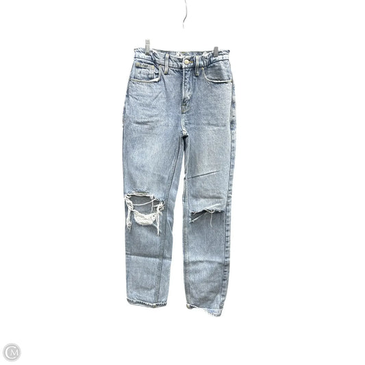 Jeans Straight By Good American In Blue Denim, Size: 0