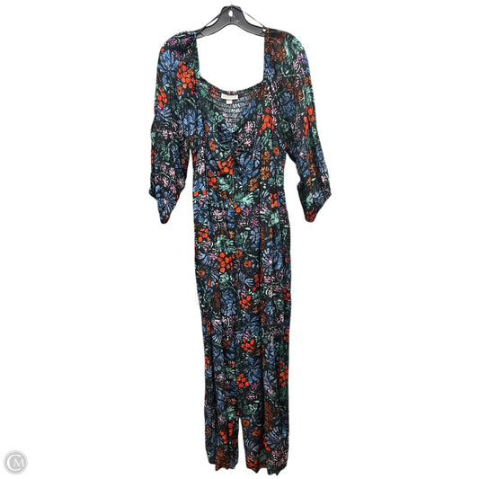 Jumpsuit By Knox Rose In Floral Print, Size: Xxl