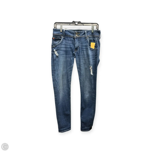 Jeans Skinny By Hudson In Blue Denim, Size: 6