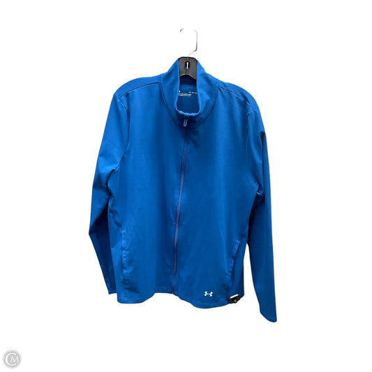 Athletic Jacket By Under Armour In Blue, Size: 1x