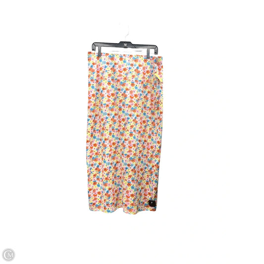 Skirt Maxi By Vero Moda In Floral Print, Size: Xl