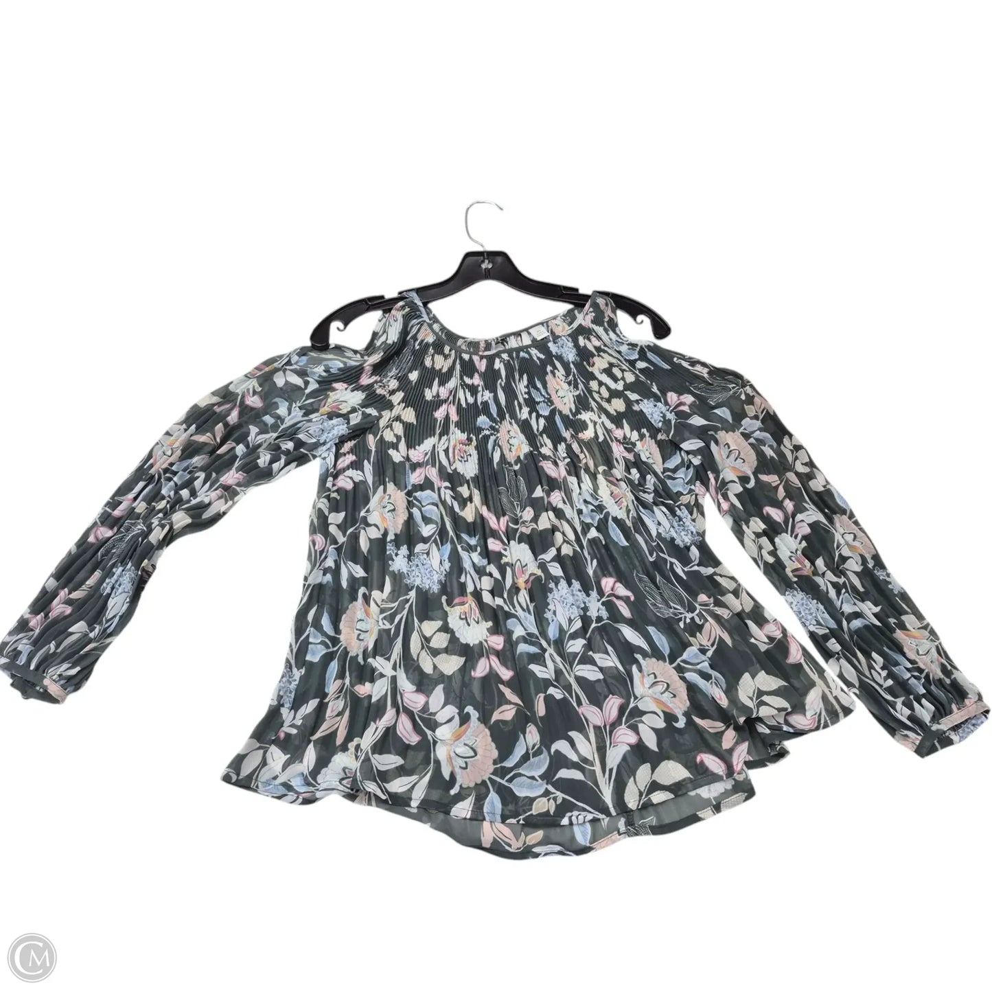 Top Long Sleeve By Lc Lauren Conrad In Green, Size: Xs