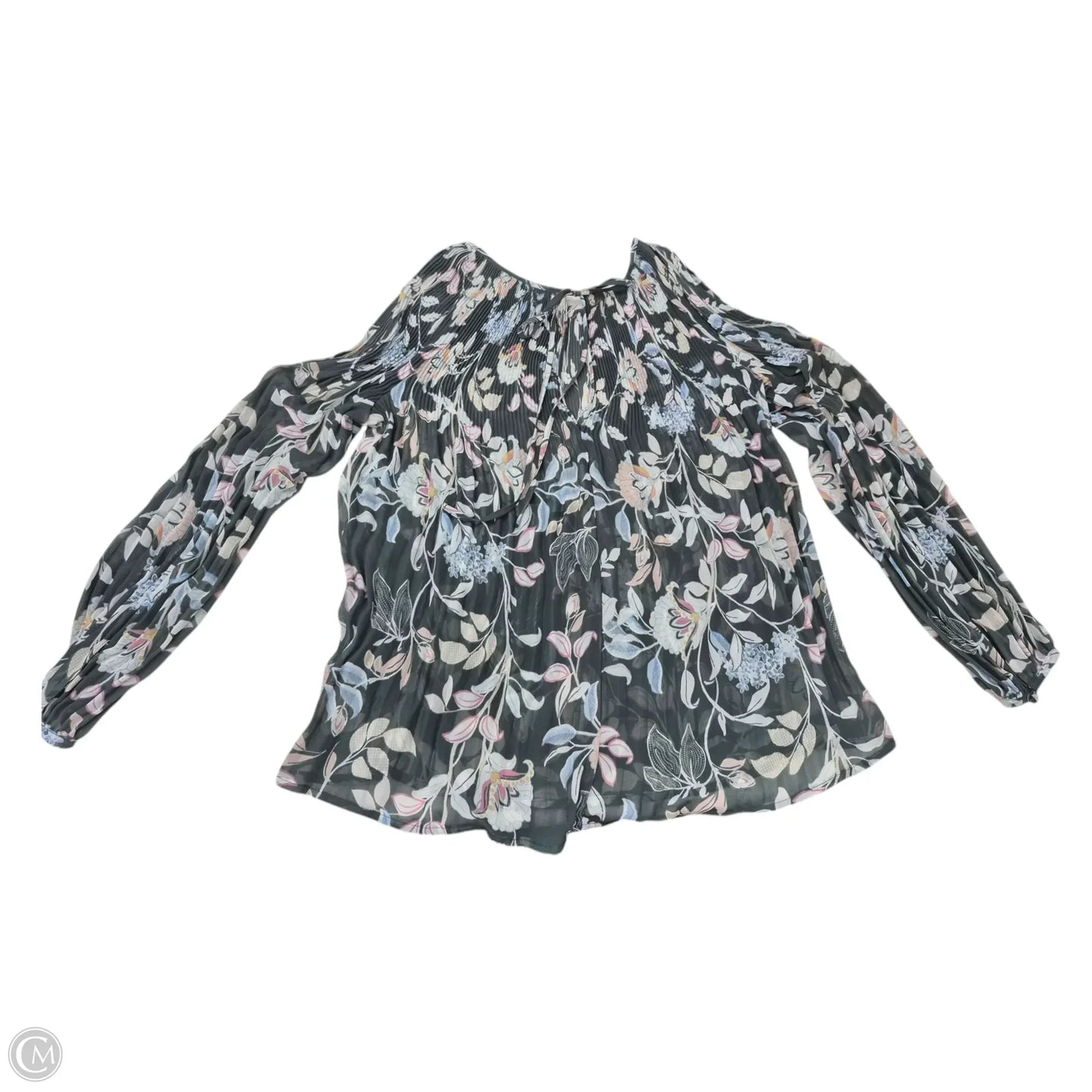 Top Long Sleeve By Lc Lauren Conrad In Green, Size: Xs