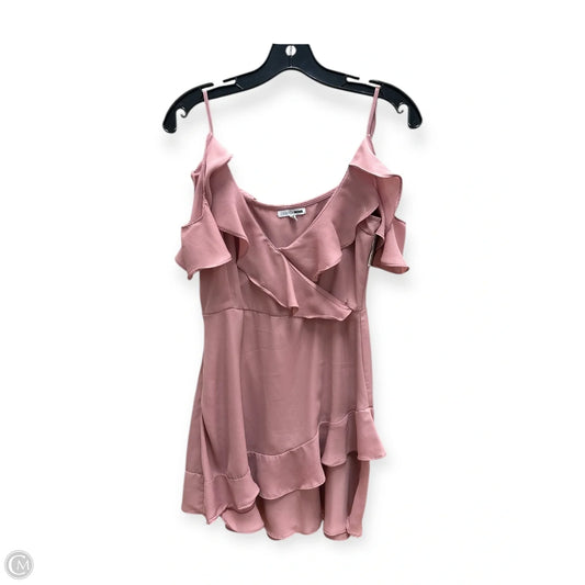 Dress Casual Short By Fashion Nova In Pink, Size: M