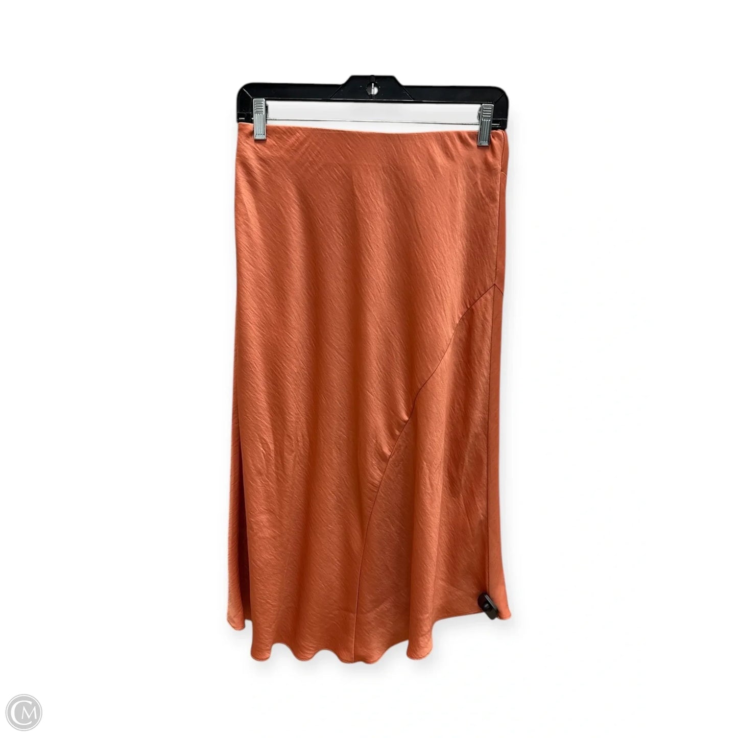 Skirt Midi By A New Day In Orange, Size: S
