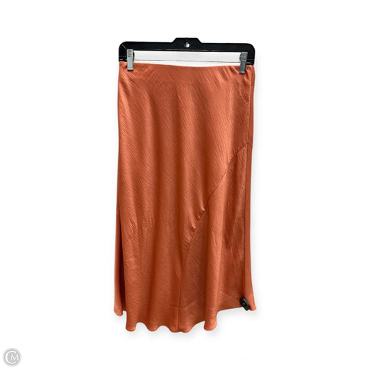 Skirt Midi By A New Day In Orange, Size: S