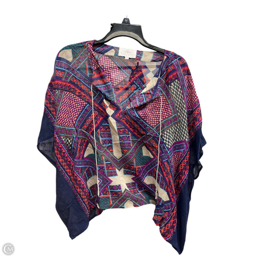 Top Short Sleeve By Madison Marcus In Blue & Purple, Size: Xs