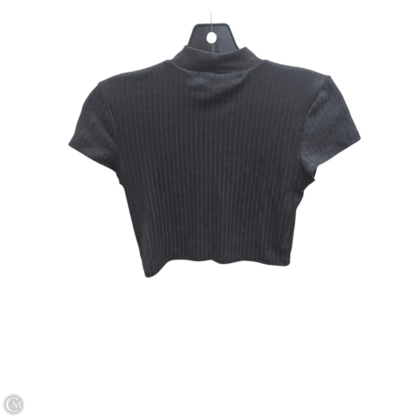 Top Short Sleeve Basic By Almost Famous In Black, Size: M