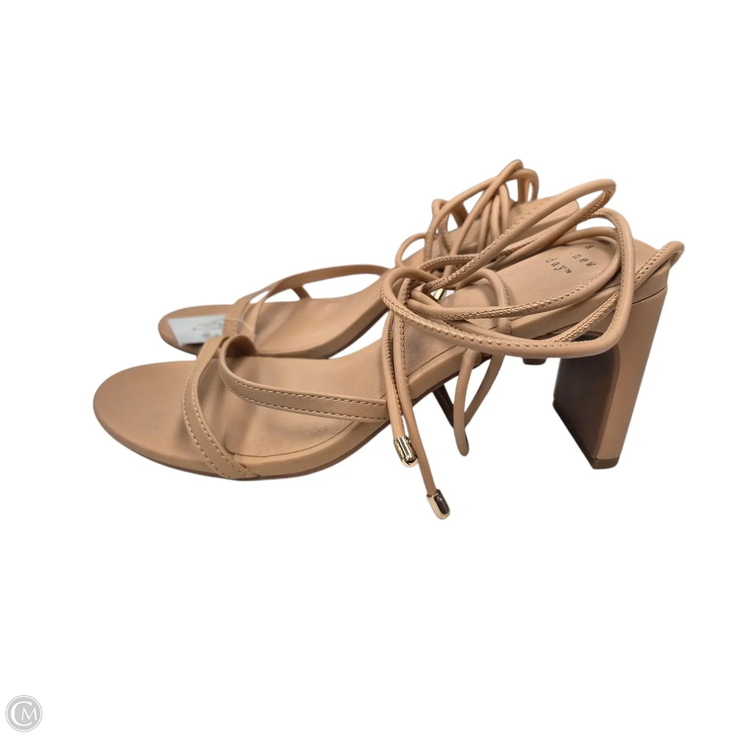 Shoes Heels Block By A New Day In Tan, Size: 6.5