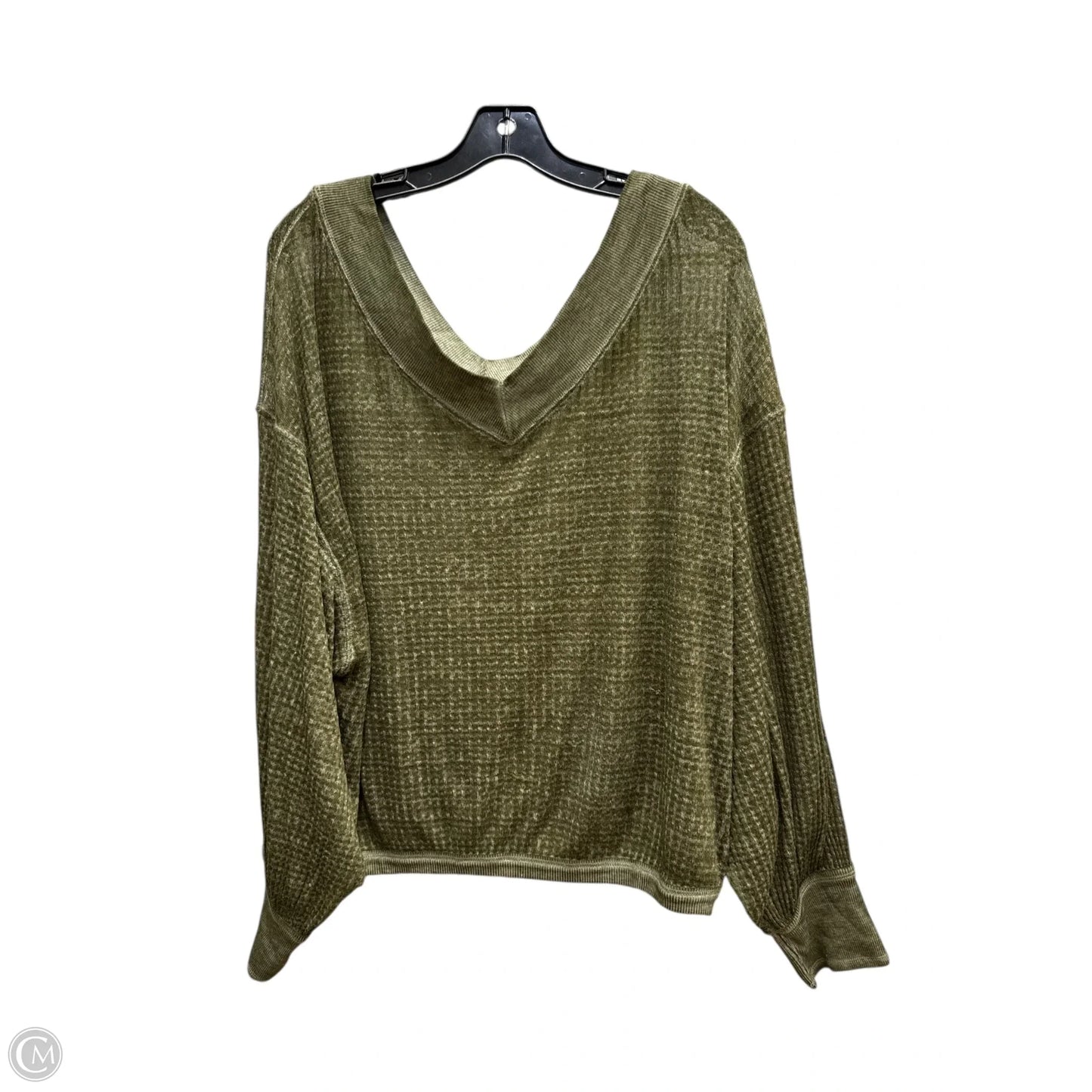 Top Long Sleeve By We The Free In Green, Size: S