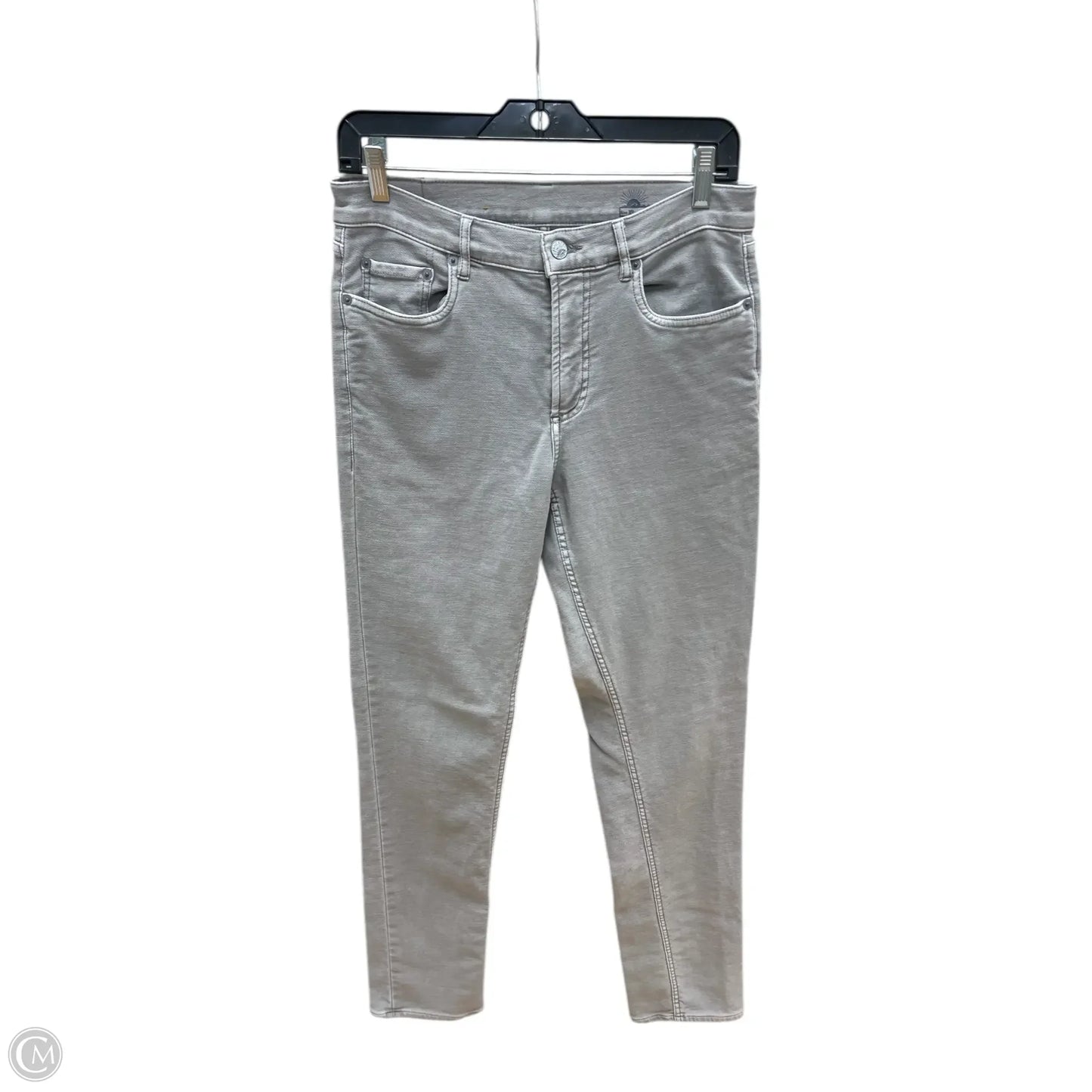 Jeans Skinny By Faherty In Grey, Size: 10