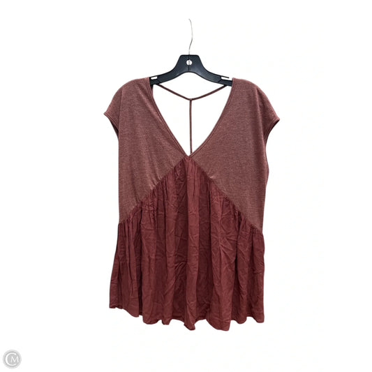 Top Sleeveless By Meadow Rue In Red, Size: S