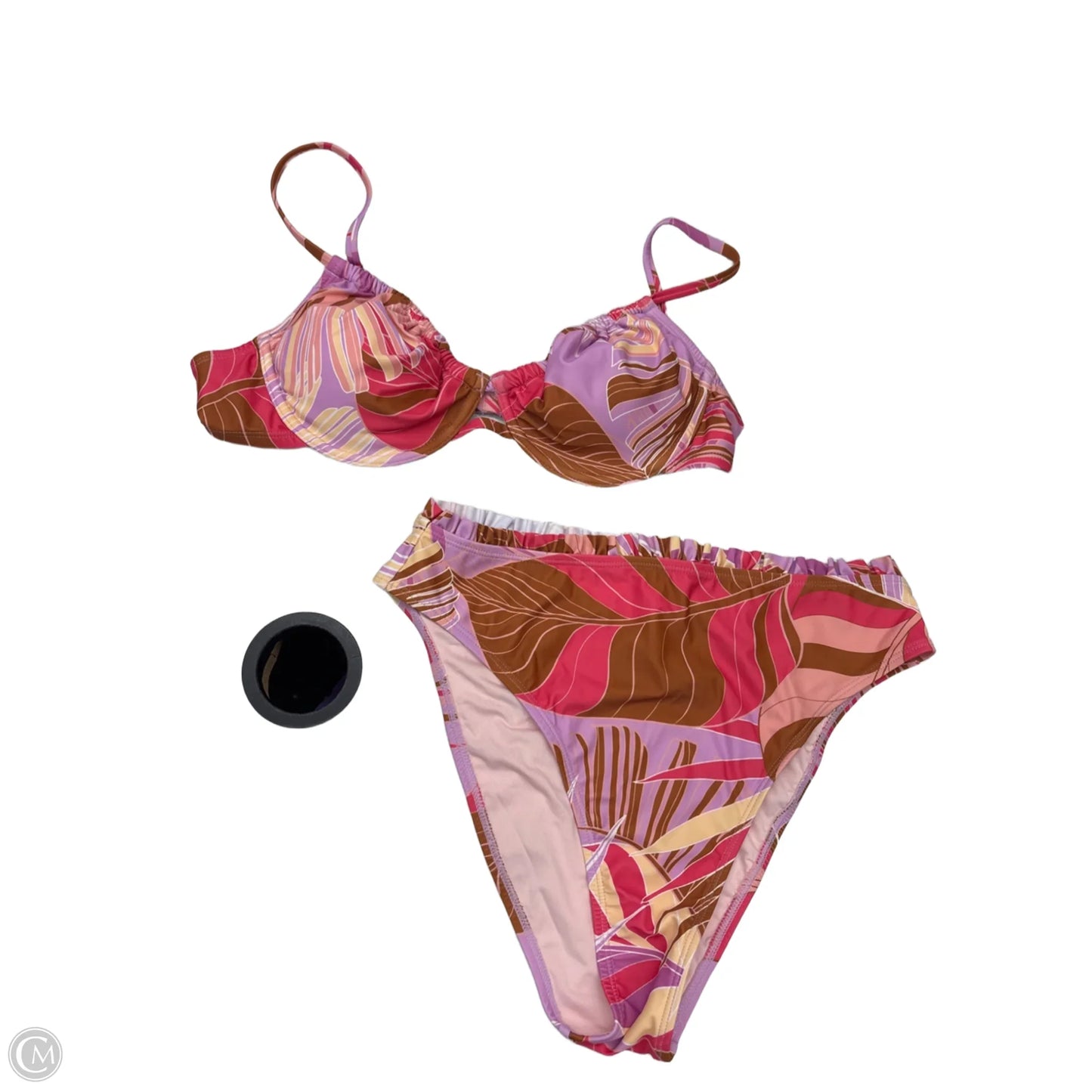 Swimsuit 2pc By Cupshe In Pink & Purple, Size: L