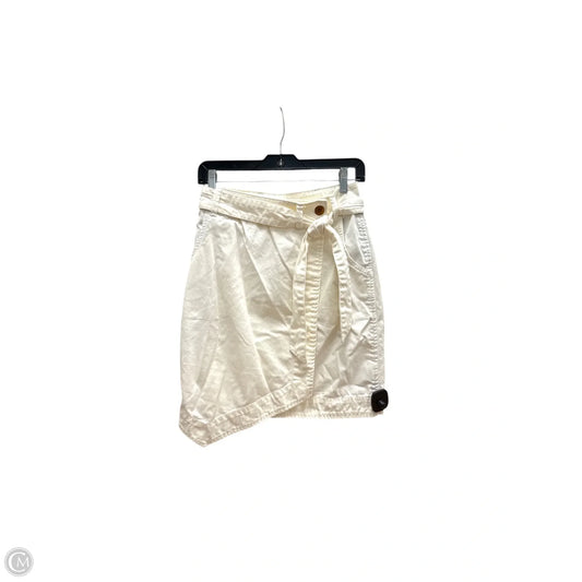 Skirt Mini & Short By Pilcro In Cream, Size: 0