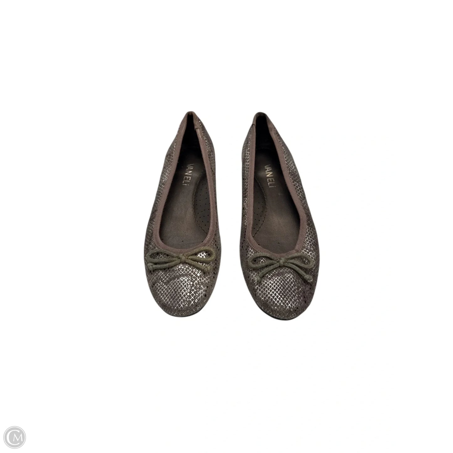 Shoes Flats By Vaneli In Bronze, Size: 8
