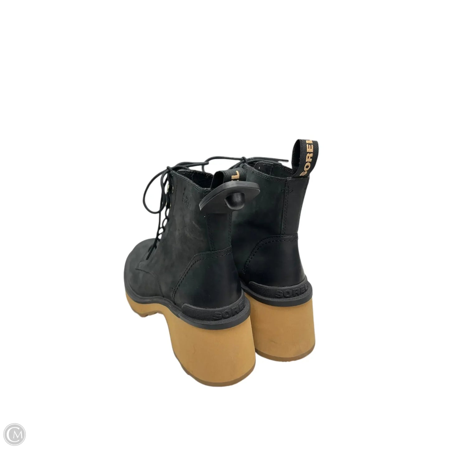 Boots Ankle Heels By Sorel In Black, Size: 8.5