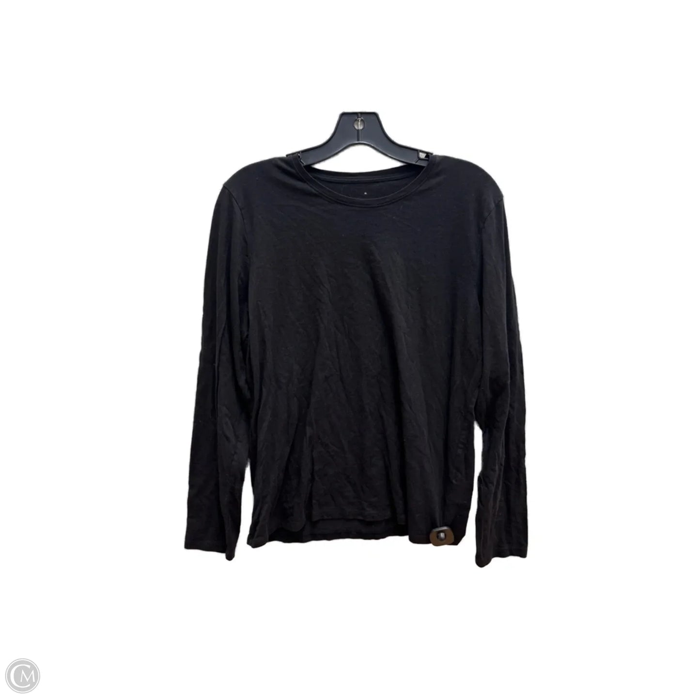 Top Long Sleeve Basic By Everlane In Black, Size: Xl