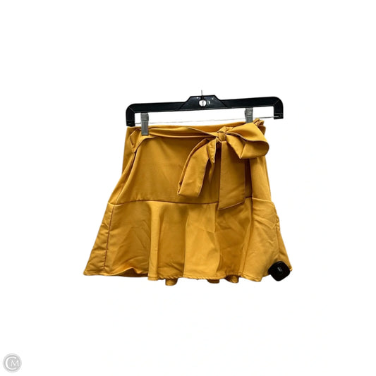 Skort By Clothes Mentor In Yellow, Size: S