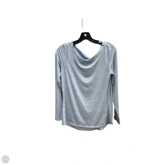 Athletic Top Long Sleeve Crewneck By Athleta In Blue, Size: S