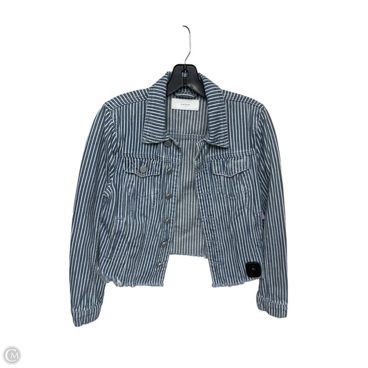 Jacket Denim By Blanknyc In Striped Pattern, Size: S