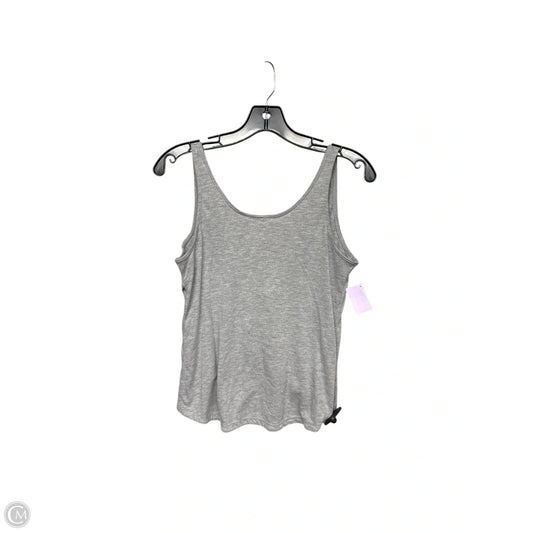 Athletic Tank Top By Adidas In Grey, Size: L