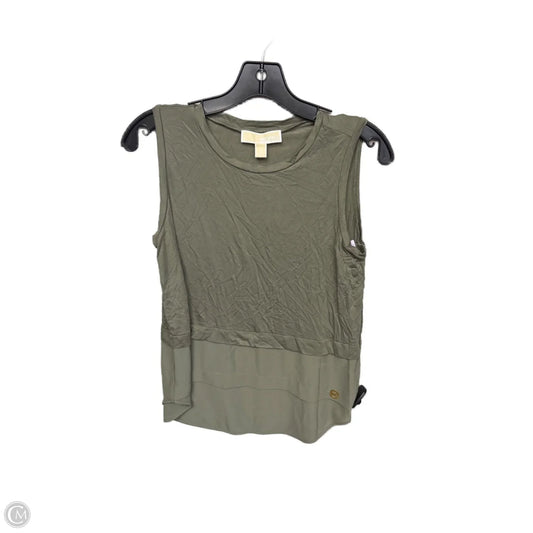 Top Sleeveless By Michael By Michael Kors In Green, Size: S