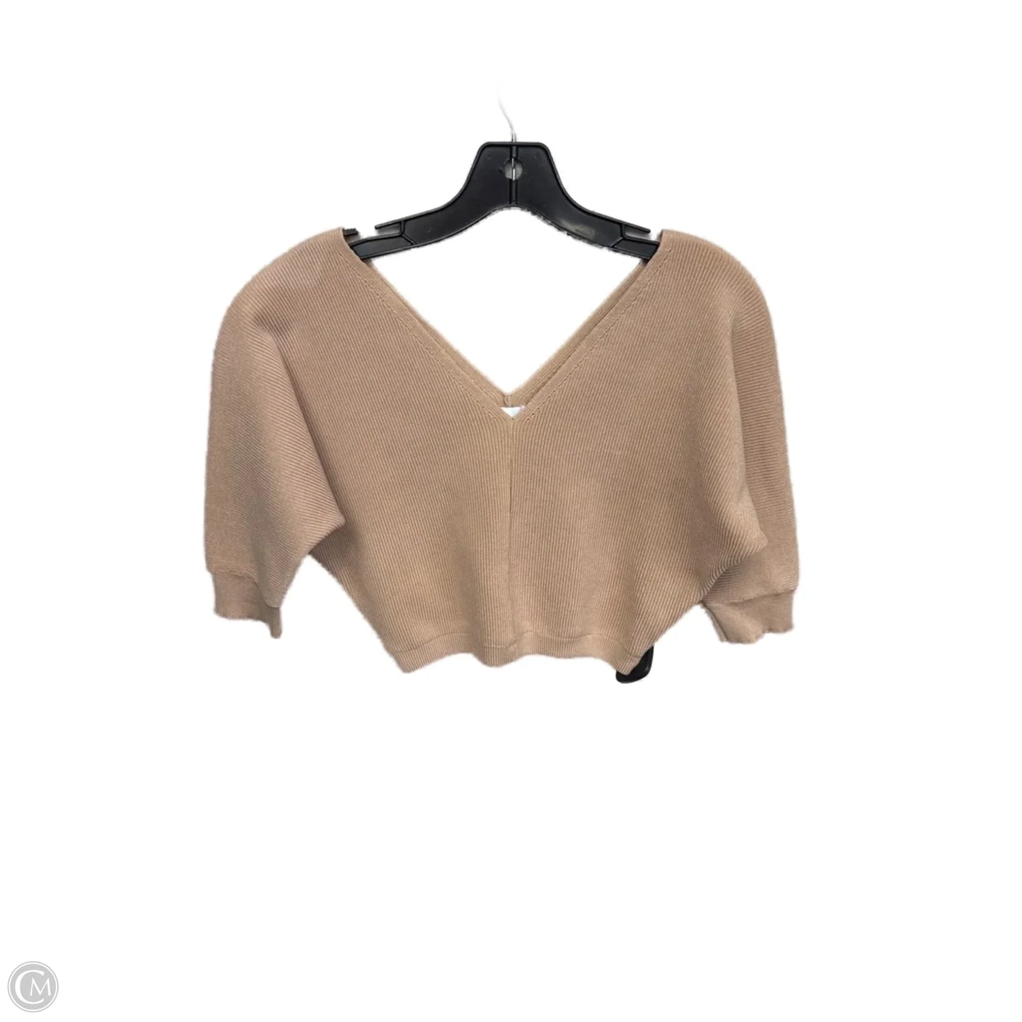 Sweater By Clothes Mentor In Tan, Size: S