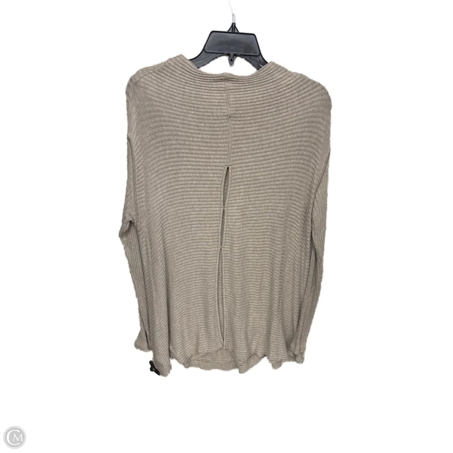 Top Long Sleeve By Free People In Tan, Size: M