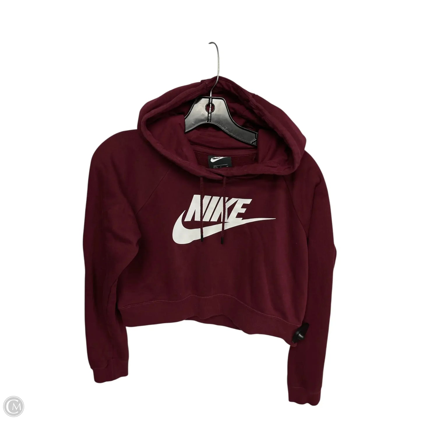 Athletic Sweatshirt Hoodie By Nike Apparel In Red, Size: S