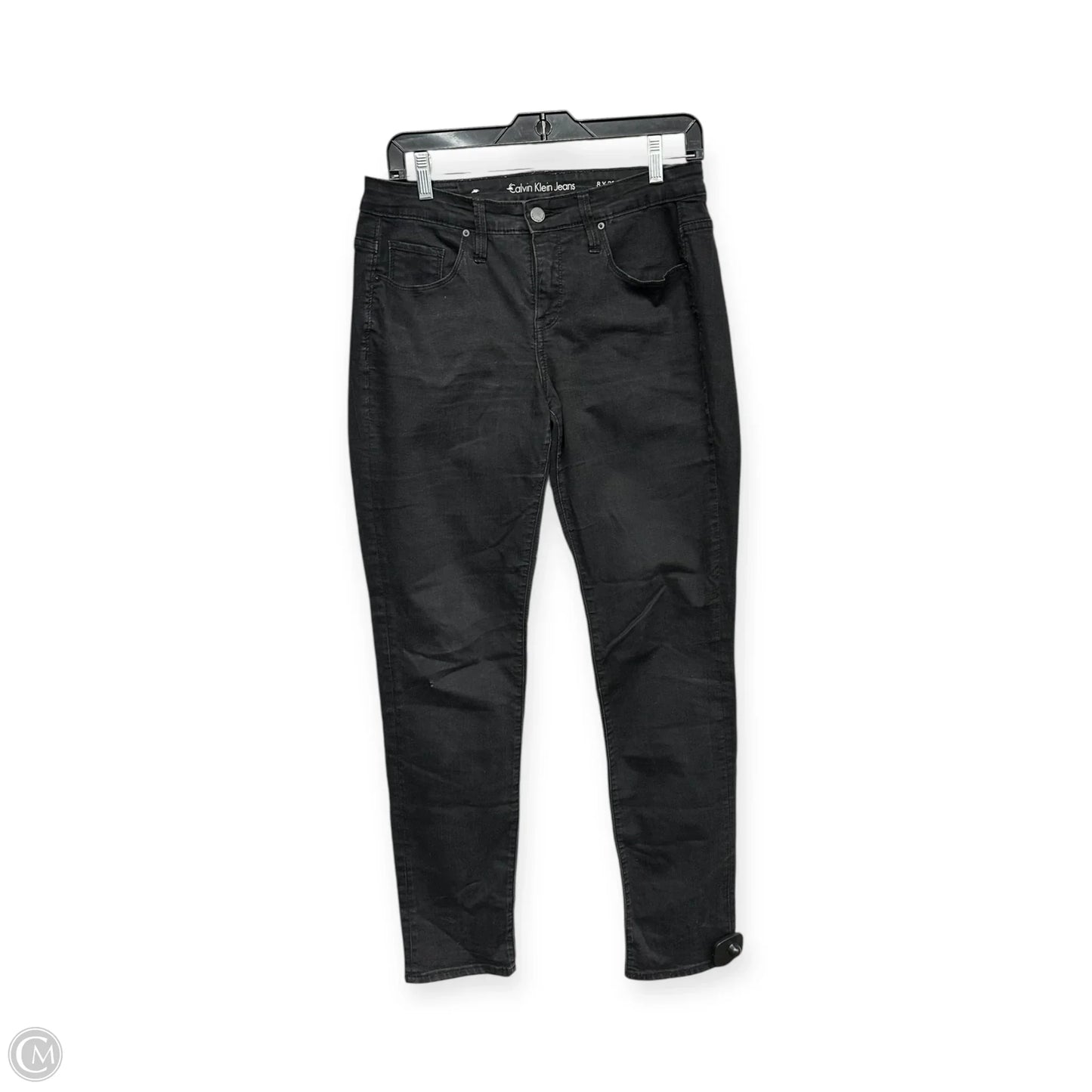 Jeans Skinny By Calvin Klein In Black, Size: 8